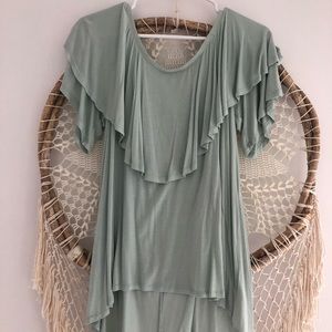 Mint free people top